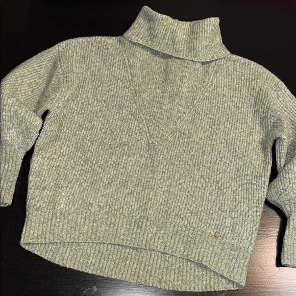 Ted Baker Light Green/grey Turtleneck Sweater wool blend - Picture 1 of 10